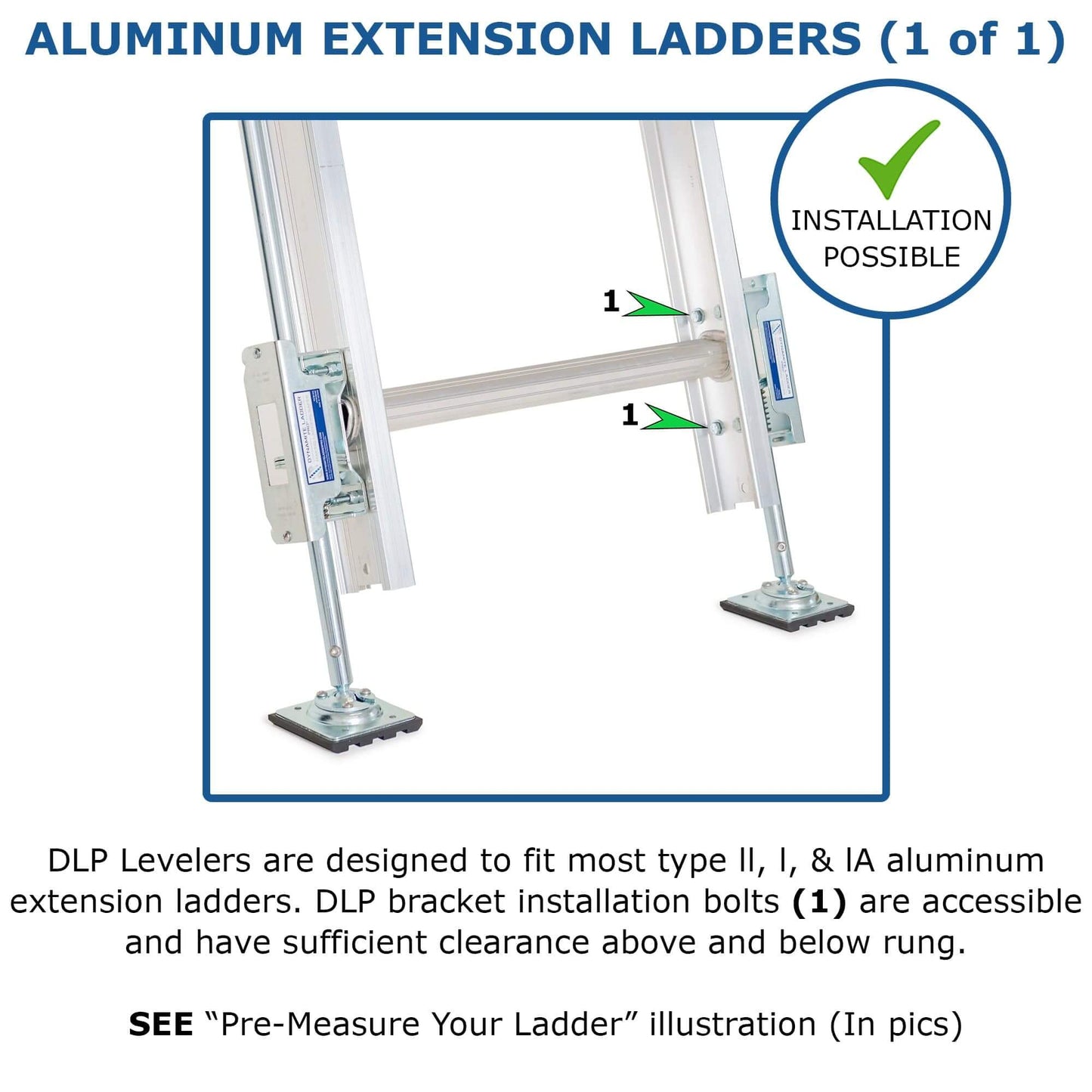 installation guidelines for ladder levelers